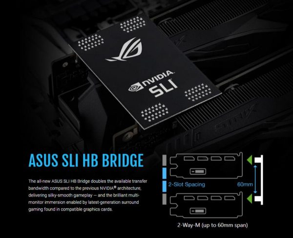 خرید پل SLI مدل ASUS HB Bridge برای گرافیک Nvidia