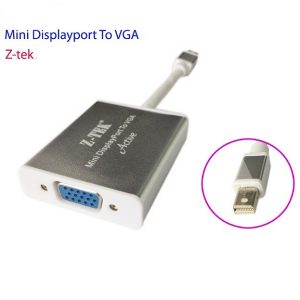 تبدیل mini displayport به vga اکتیو (Z-TEK آلمان)