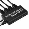سوئیچ HDMI یک به چهار 4k (4 پورت) رزولیشن 3D