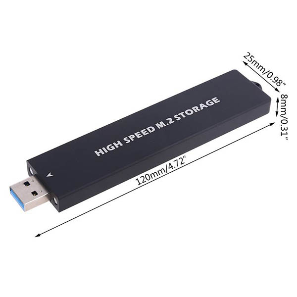 قیمت خرید قاب تبدیل اس اس دی M2 به USB 3.1