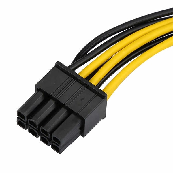 قیمت خرید کابل تبدیل برق 6 پین به 8 پین PCI-e گرافیک