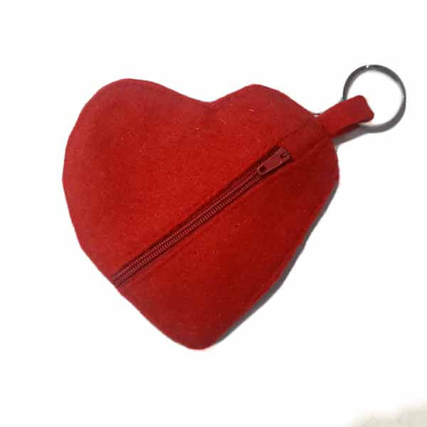 قیمت خرید کیف هندزفری دست ساز مدل قلب