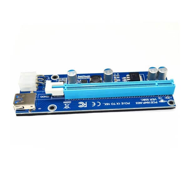 قیمت خرید رایزر کارت گرافیک تبدیل PCI EXPRESS 1X به 16Xمدل 008S مناسب برای لپتاپ