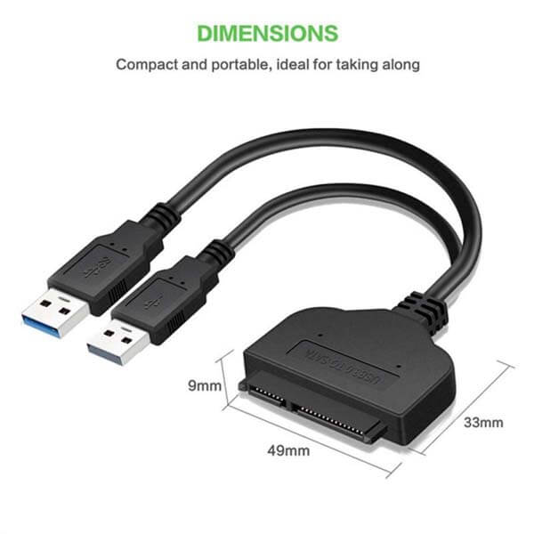 قیمت خرید کابل تبدیل SATA به USB هارد 2.5 اینچ (USB 3.0)