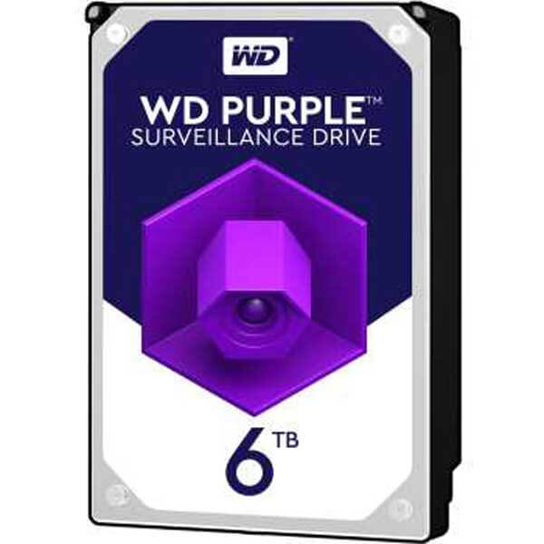 قیمت خرید هارددیسک اینترنال وسترن دیجیتال مدل Purple WD60EJRX ظرفیت 6 ترابایت