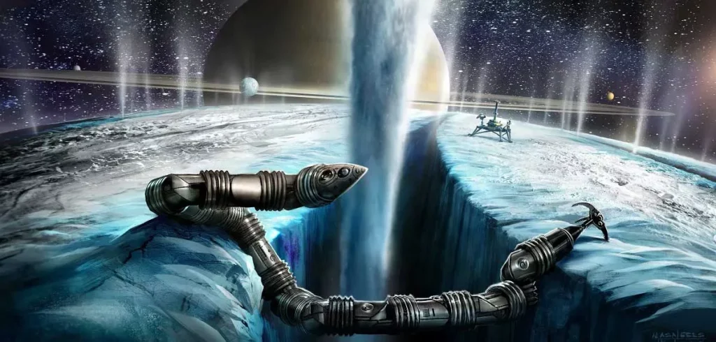 ناسا از یک مار رباتیک غول‌پیکر برای اکتشاف در قمر زحل استفاده می‌کند