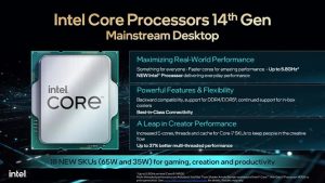 اینتل 18 مدل پردازنده نسل چهاردهمی جدید معرفی کرد؛ از 82 تا 542 دلار
